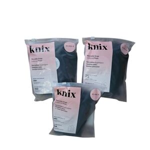 Bundle of‎ 3 Knix NEW packs of 6 reusable snap leakproof pads